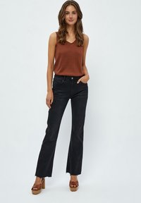 Minus MICARLI KNIT TOP - Top - desert sand lurex