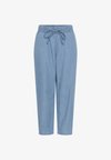 Wide Leg - medium blue chambray