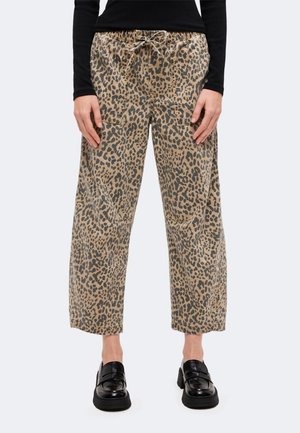 GAP, PULL ON BARREL LEOPARD - Панталони - brown