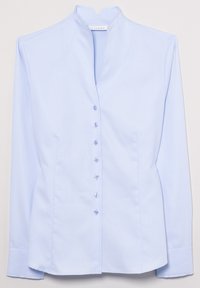 Eterna KELCHKRAGENBLUSE - REGULAR FIT - Button-down blouse - hellblau