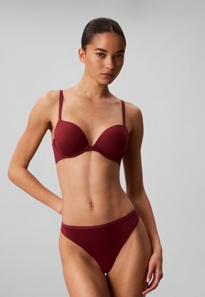 Calvin Klein Underwear, PUSH UP PLUNGE BRA - PERFECTLY FIT - Push-up сутиен - established red