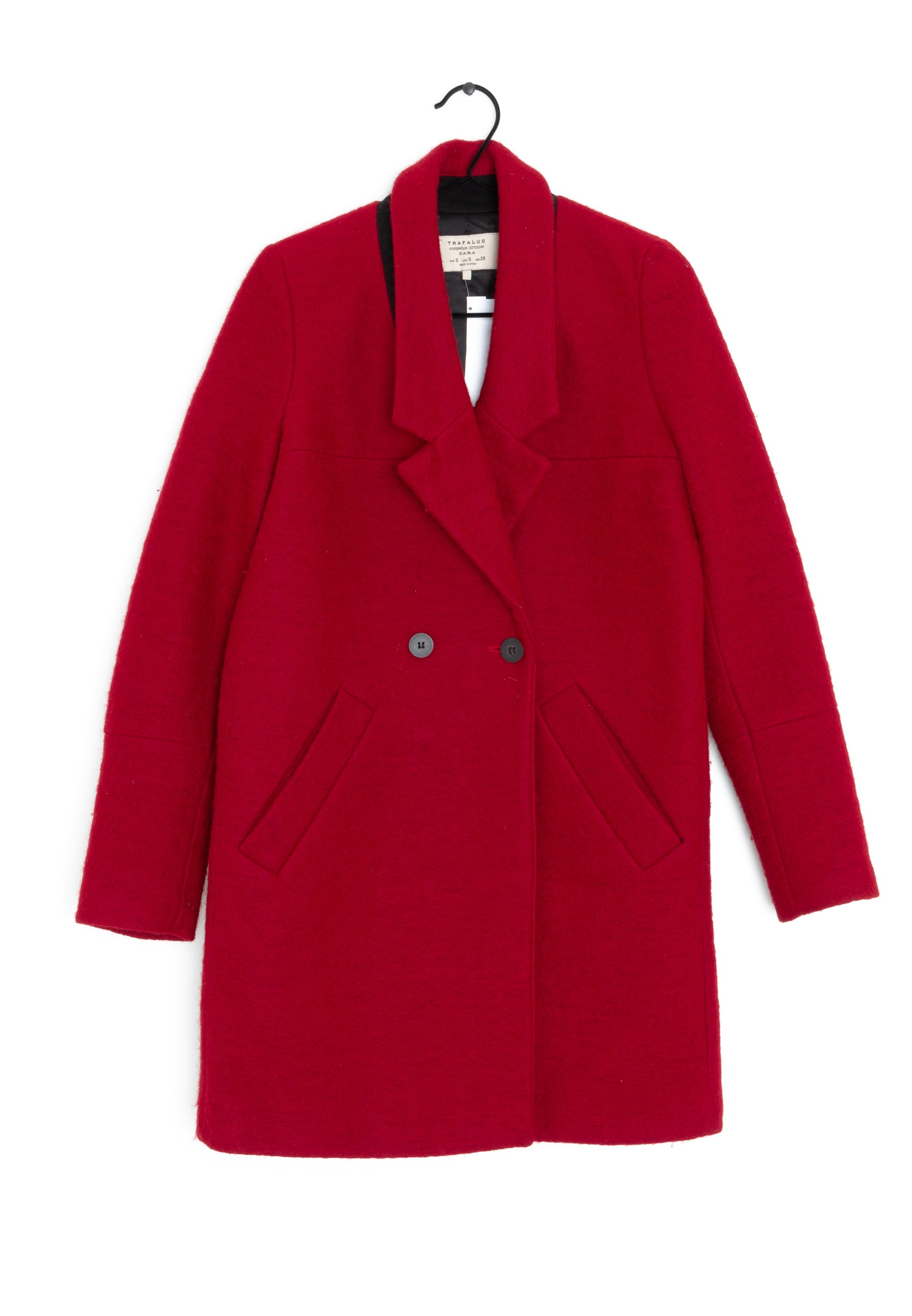 Zara Manteau court red/rouge (Seconde main) ZALANDO
