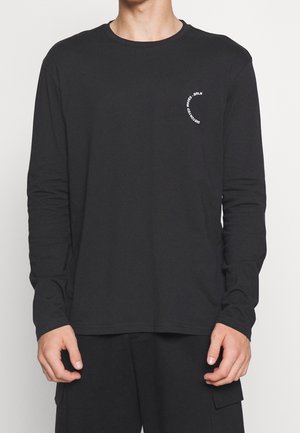 Langærmet T-shirt - black