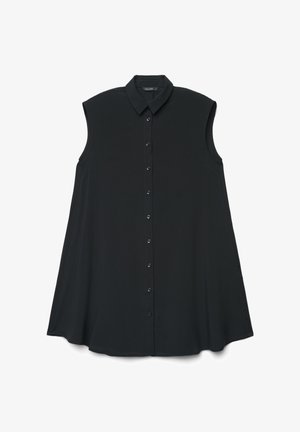 Calliope, CAMICIA TINTA UNITA - Abito a camicia - ultrablack