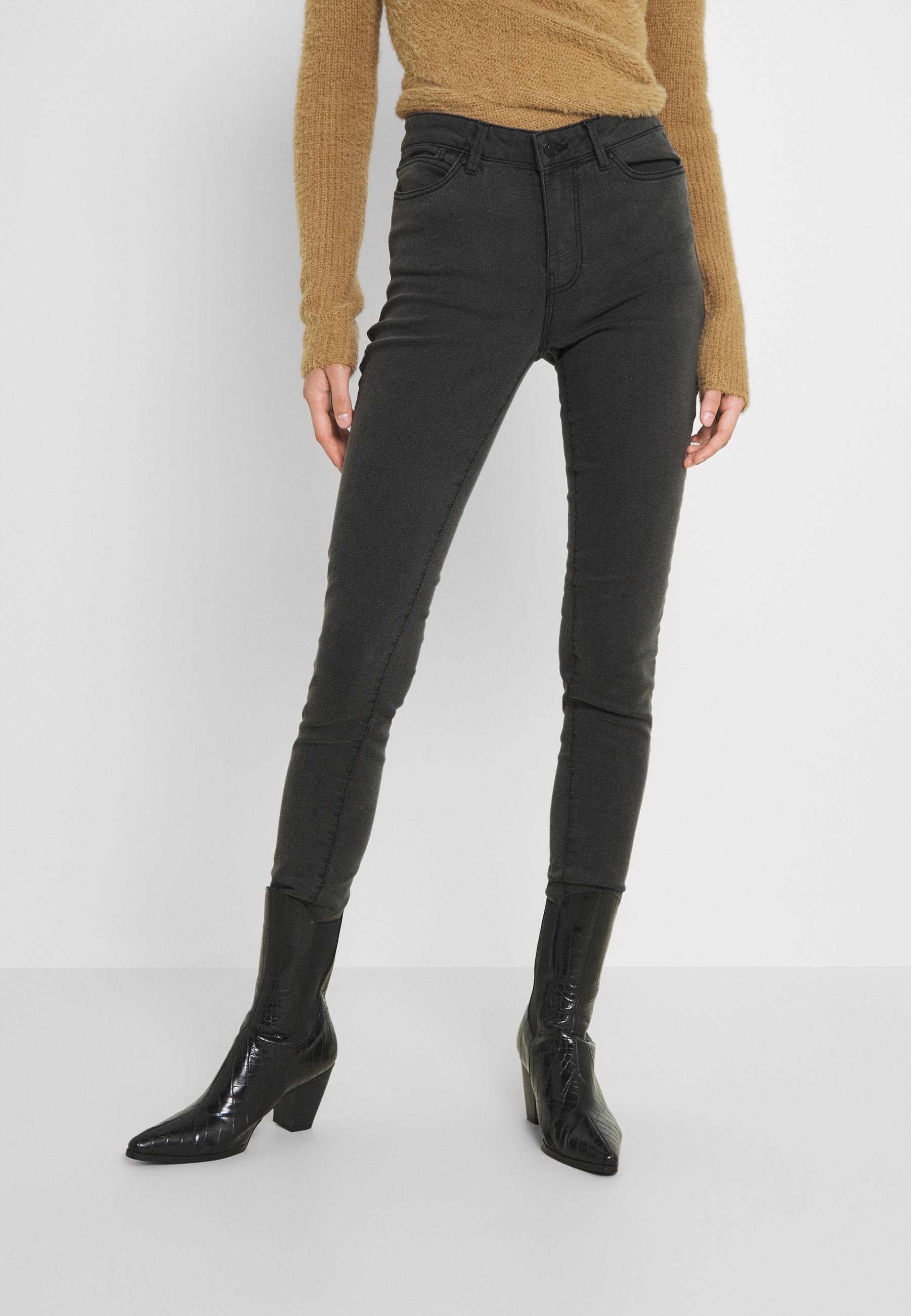 Vero Moda VMJUDY JEGGING - Jeans Skinny Fit - dark grey denim/Donkergrijs -  Zalando.nl