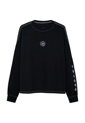MELTED SUNSHINE DOUBLE SUN - Long sleeved top - acid black