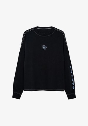 Surf Inc. MELTED SUNSHINE DOUBLE SUN - Langarmshirt - acid black