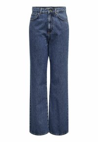 TAILLE - Wide leg - medium blue denim