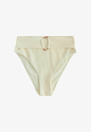 Next, REGULAR FIT - HARDWARE HIGH WAIST BIKINI BOTTOMS - Bikini-Hose - cream woven