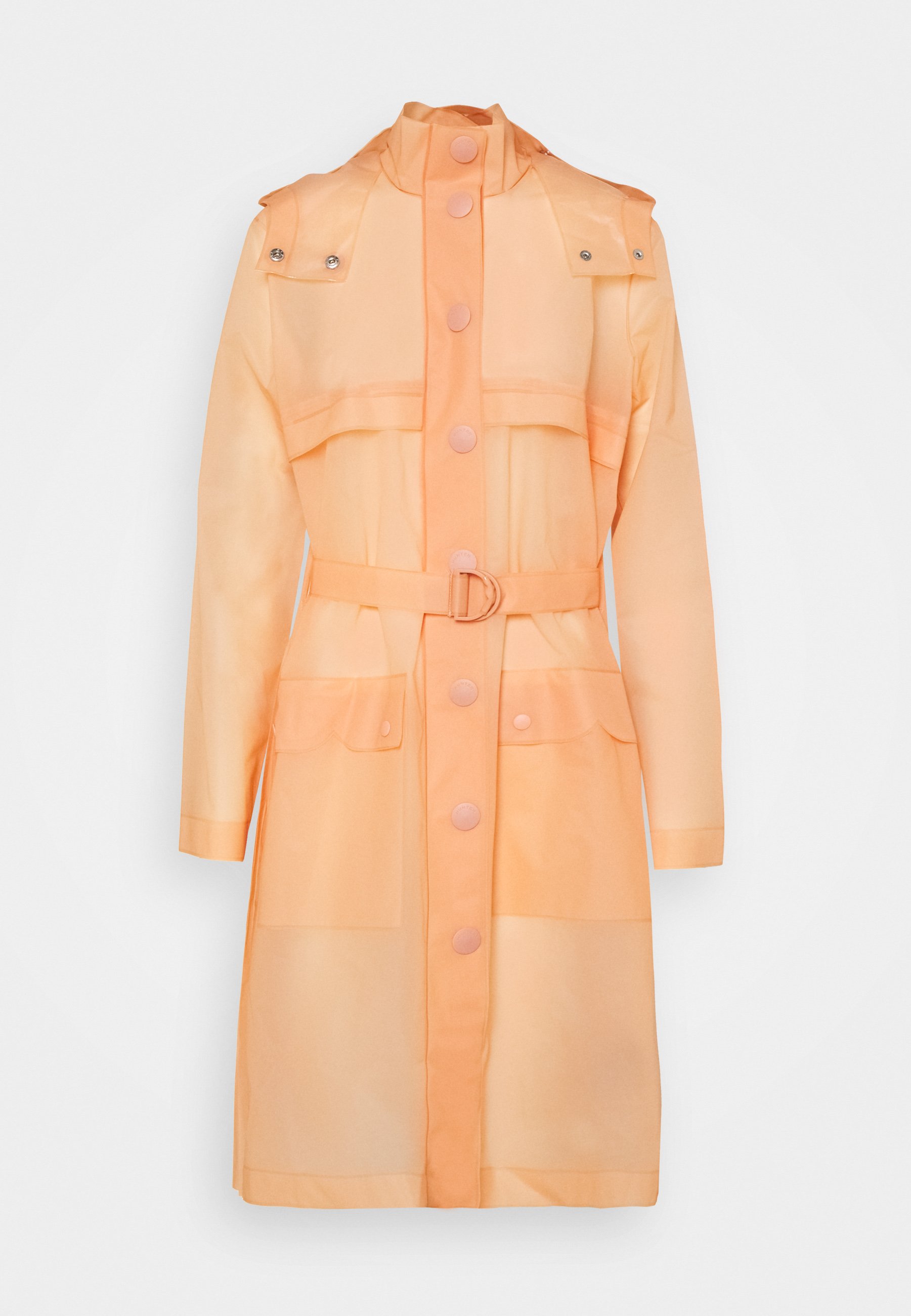 Hunter ORIGINAL PART PLEAT COAT - Abrigo clásico - rock clay/coral -  Zalando.es