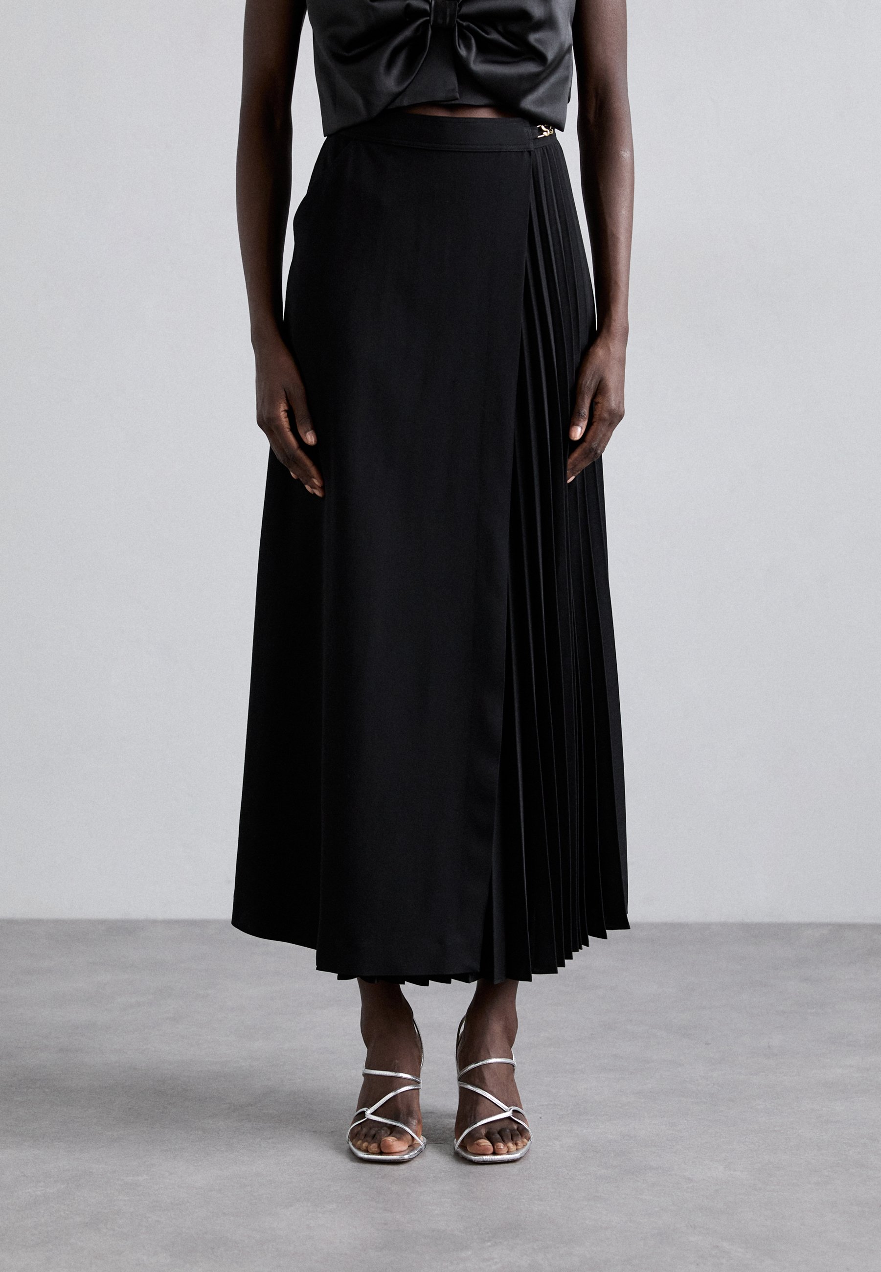 Jupe Longue Vintage Sandro - Taille M/38 Noir Et Blanc - Occasion Très Bon état