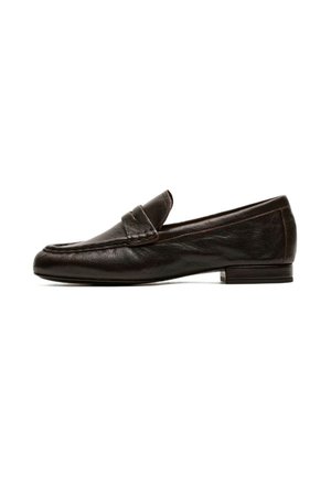 Massimo Dutti, Slip-ons - dark brown