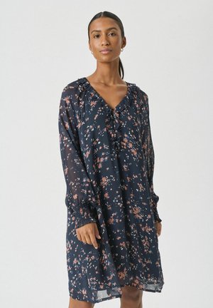 Särkkleit - dark navy mini flower print