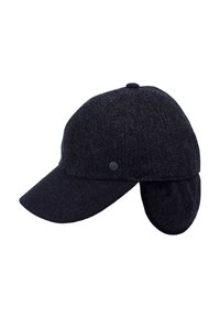 HERRINGBONE FLATCAP - Cappellino - navy