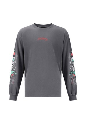 Ed Hardy SKULL CROSS ABSTRACT - Maglietta a manica lunga - black