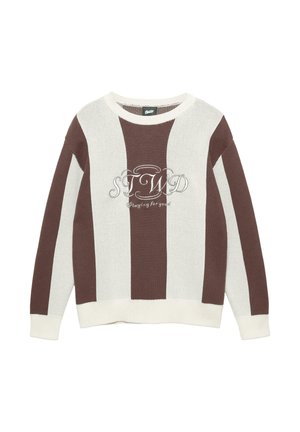 STRIPED  - Pulover - white