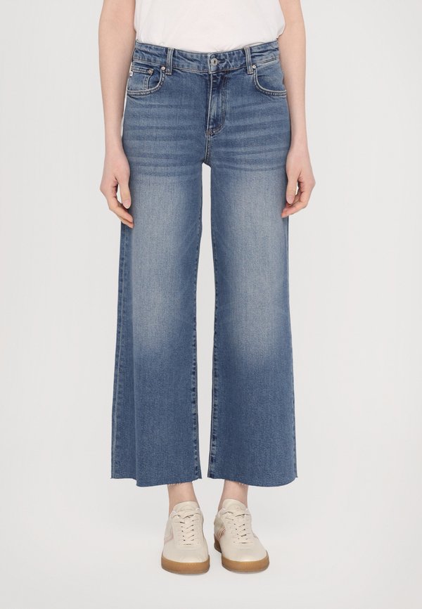SAIGE WIDE LEG CROP - Relaxed fit jeans - beax