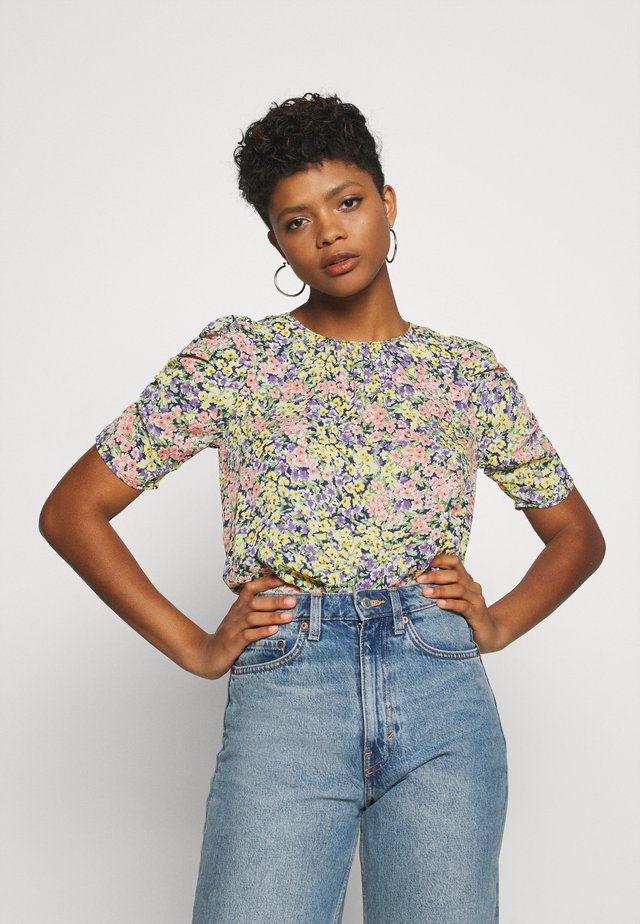 NORA DITSY SHIRRED  - Blouse - yellow