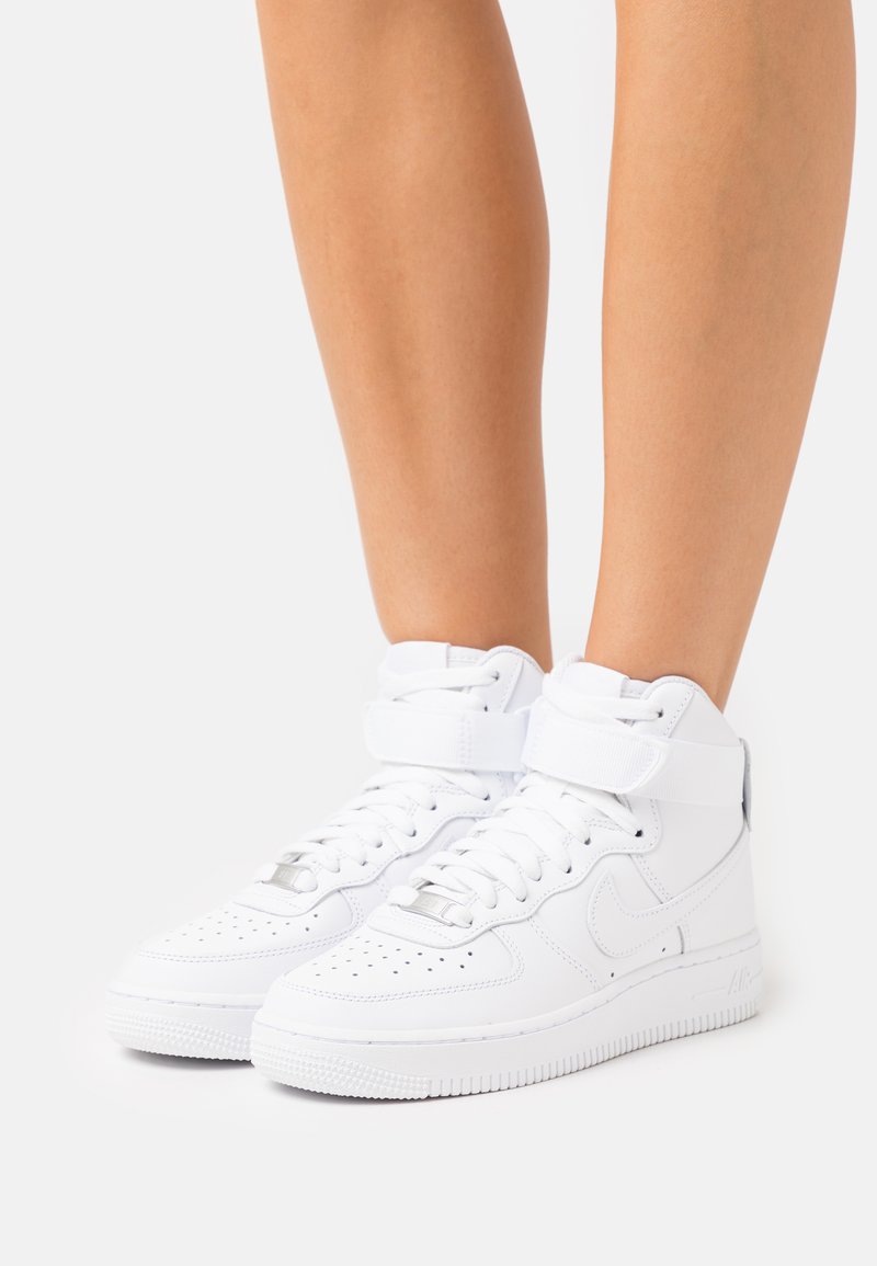 Nike WMNS AIR FORCE 1 HI REC Sneakers hoog - white/wit Zalando.nl