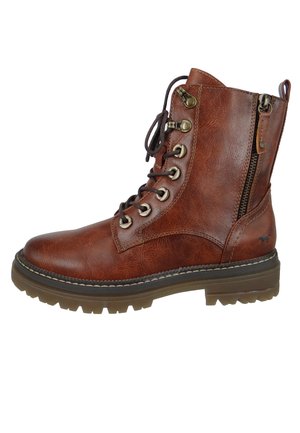 Mustang SPORTLICHE - Platform ankle boots - kastanie