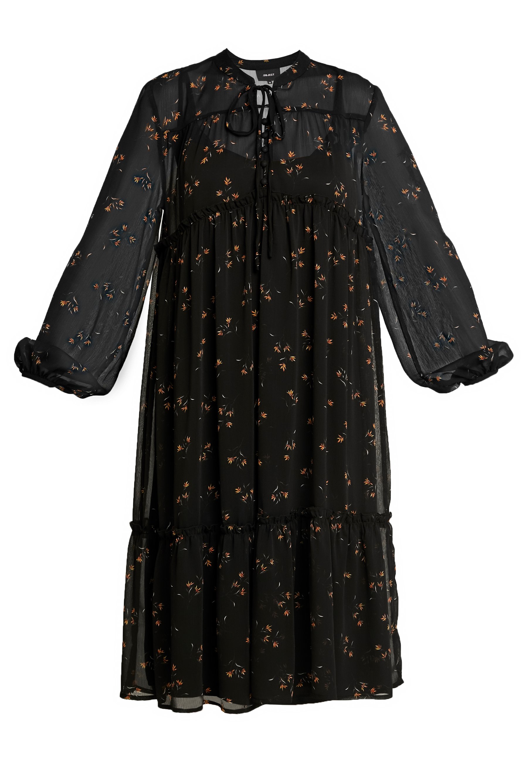 Object Petite OBJAVINAJA DRESS Kjole black Zalando.no Object Petite OBJAVINAJA - Bluser - black
