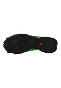 Salomon SPEEDCROSS 6 GTX - Trail hardloopschoenen - flint stone/green gecko/black