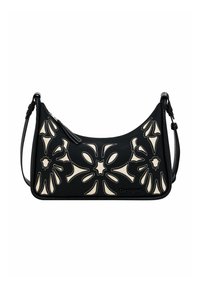 FLORAL  - Borsa a tracolla - black