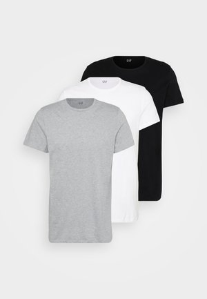 CREW 3 PACK - Undertröja - grey/white/black