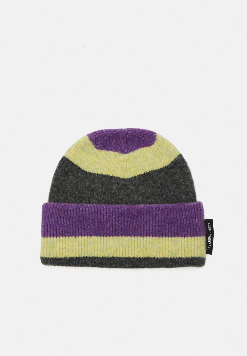 Carhartt WIP SUNDLING BEANIE UNISEX - Beanie - purple/yellow/grey