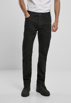 HERREN MASON - Jeans straight leg - black