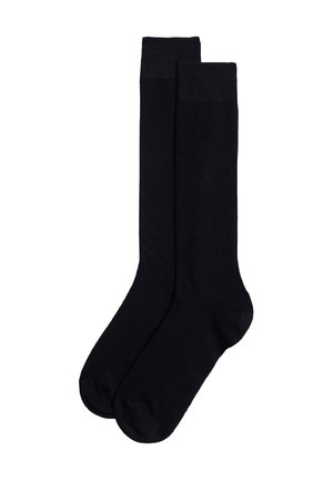 BASIC   - Knästrumpor - black  plain