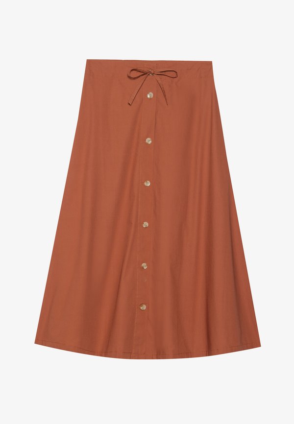A-line skirt - rust4