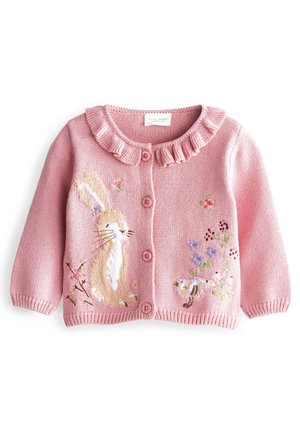 BUNNY FRILL - Chaqueta de punto - pink