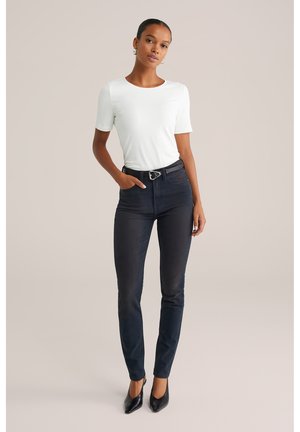 WE Fashion RIDGE - Skinny-Farkut - black