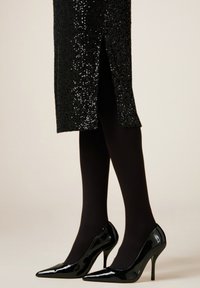 Oltre IN PAILLETTES - Jupe crayon - nero