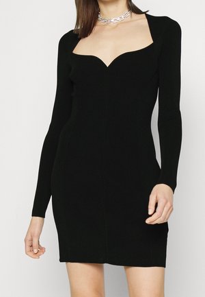 Abito in maglia - black