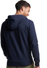 Superdry & Co ESSENTIAL LOGO ZIP  - Sweater met rits - dunkelblau