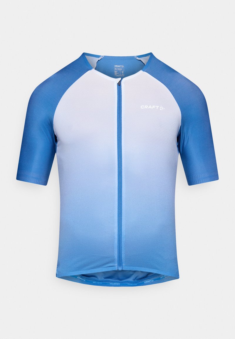 Craft Wielershirt blauw gemêleerd