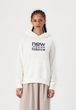 SPORT GRAPHIC FRENCH HOODIE - Felpa - sea salt