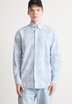 GANT CHECK SHIRT - Shirt - fresh blue