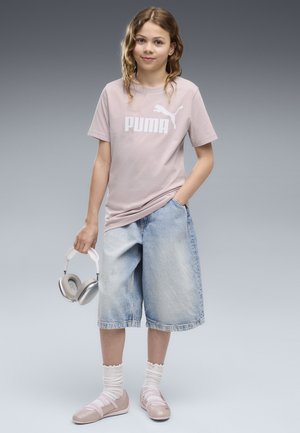 Puma, ESS NO. 1 LOGO TEE G - Μπλουζάκι με στάμπα - misty pink