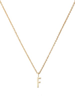 Design Letters HALSKETTE MIT KLEIN INITIAL CHARM GOLD (A-Z) - Collier - gold-coloured