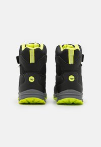 HI-TEC PENGUIN EZ WP JR UNISEX - Snowboot/Winterstiefel - black/silver-coloured/lime