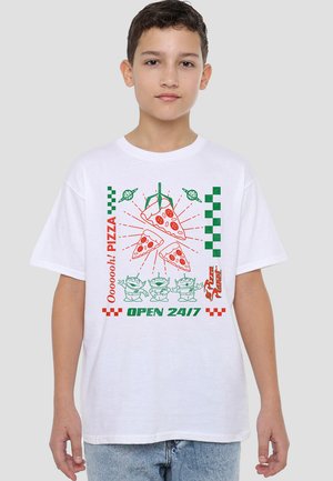 TOY STORY PIZZA PLANET ALIENS - Print T-shirt - white