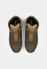 Timberland EURO HIKER - Botine cu șireturi - dark brown/black