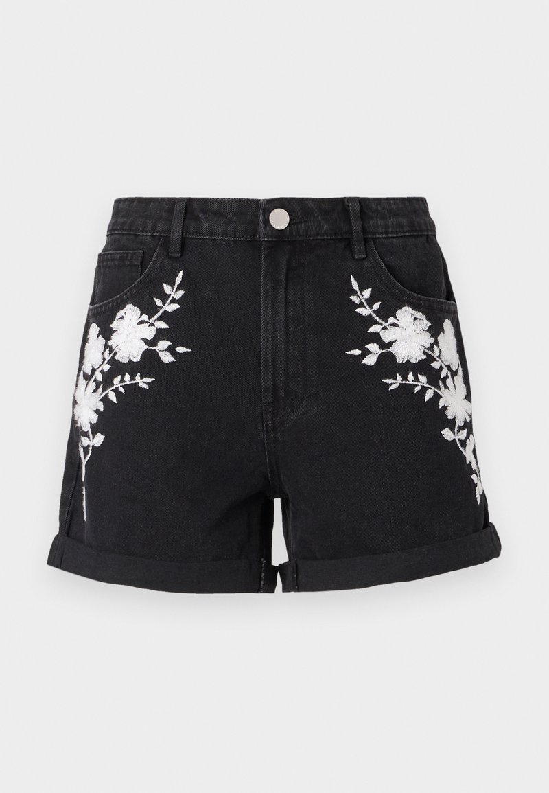 Vila Jeansshort zwart Vila Jeansshort zwart
