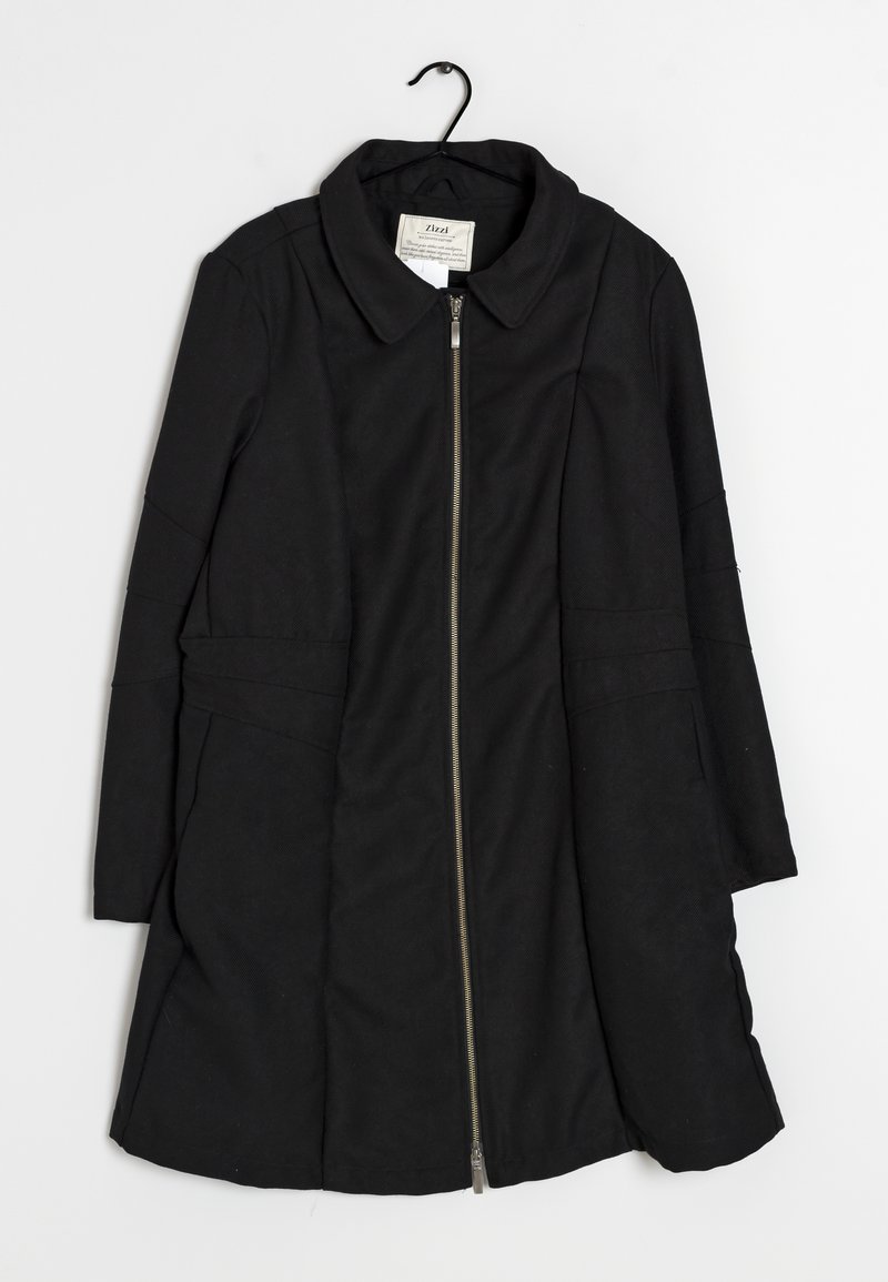 Zizzi Klassischer Mantel - black