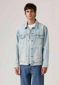 Ikke valgt, wash it out rinse t - light indigo - worn in