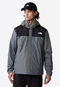 The North Face M ANTORA JACKET - Giacca hard shell - smoked pearl tnf black