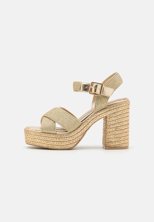 Espadrile - gold